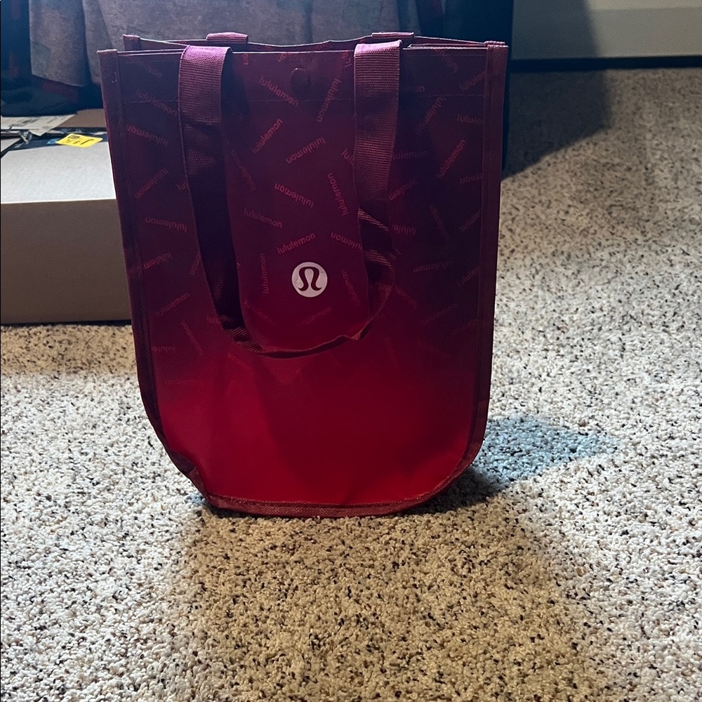 Lululemon Athletica Red Tote Bag